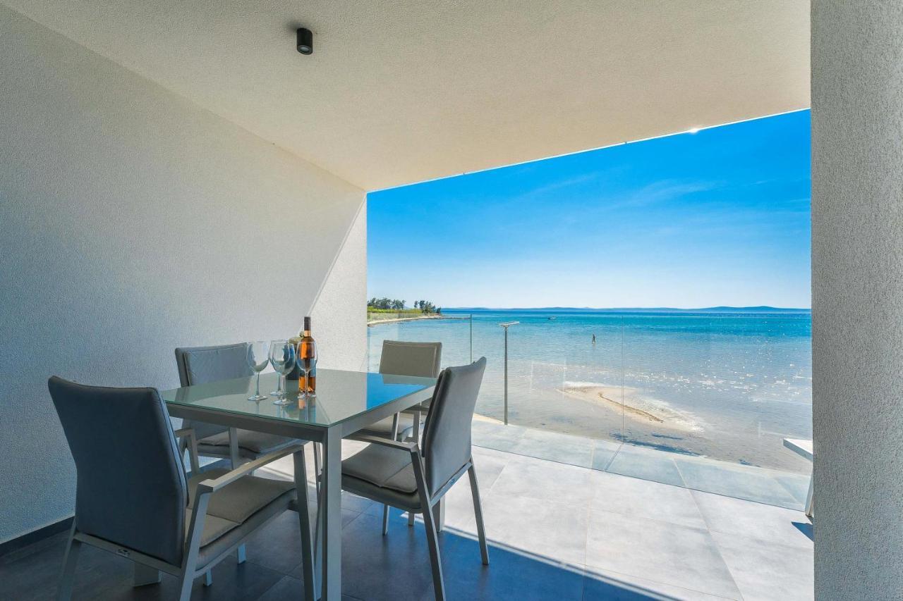 Jamc Dream Familientraum Direkt Am Meer Mit Beheiztem Pool Privlaka (Zadar) Exterior foto