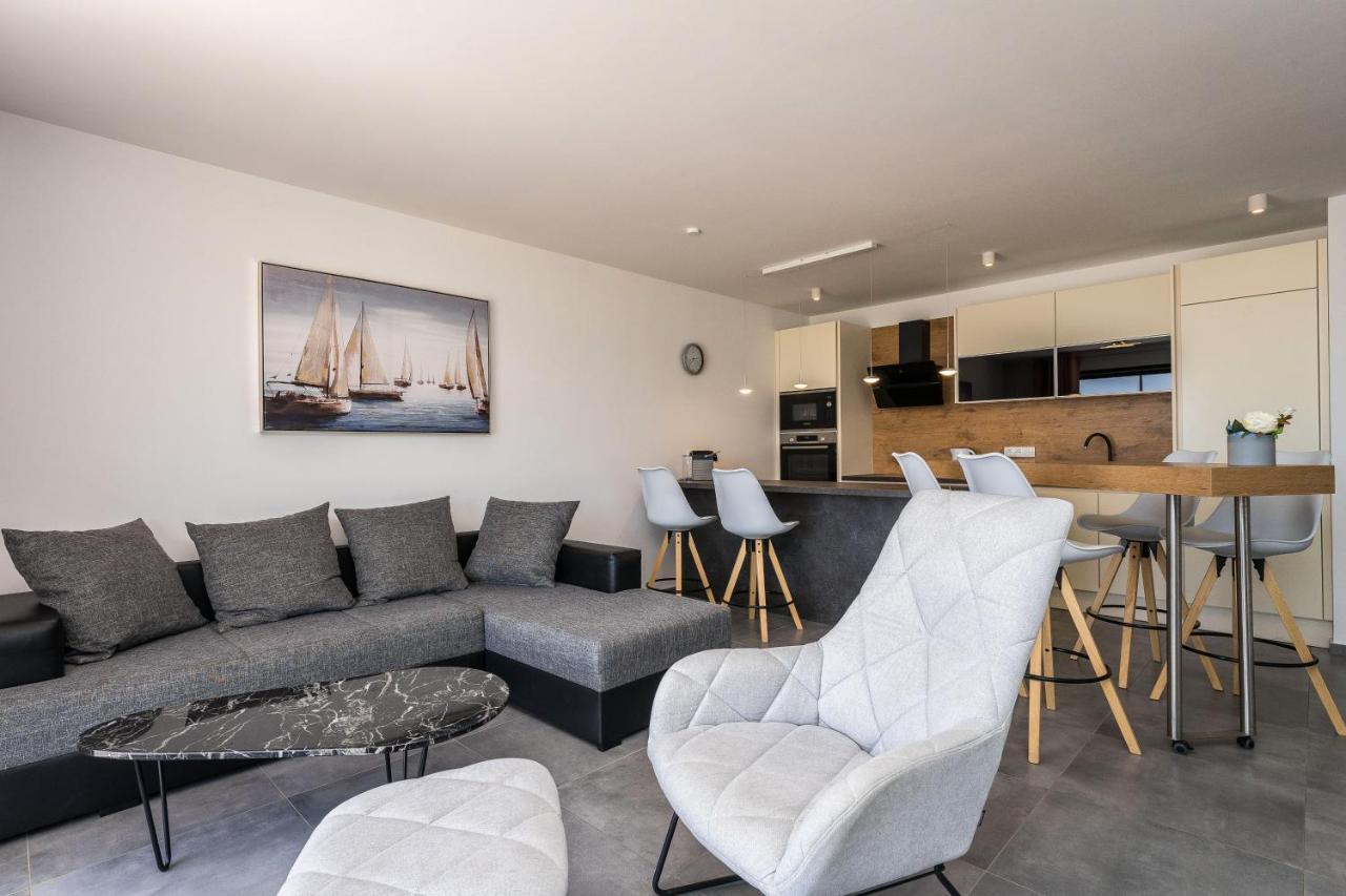 Jamc Dream Familientraum Direkt Am Meer Mit Beheiztem Pool Privlaka (Zadar) Exterior foto