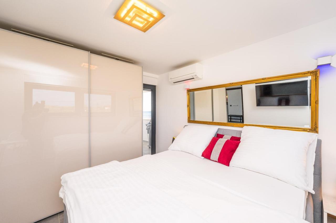 Jamc Dream Familientraum Direkt Am Meer Mit Beheiztem Pool Privlaka (Zadar) Exterior foto