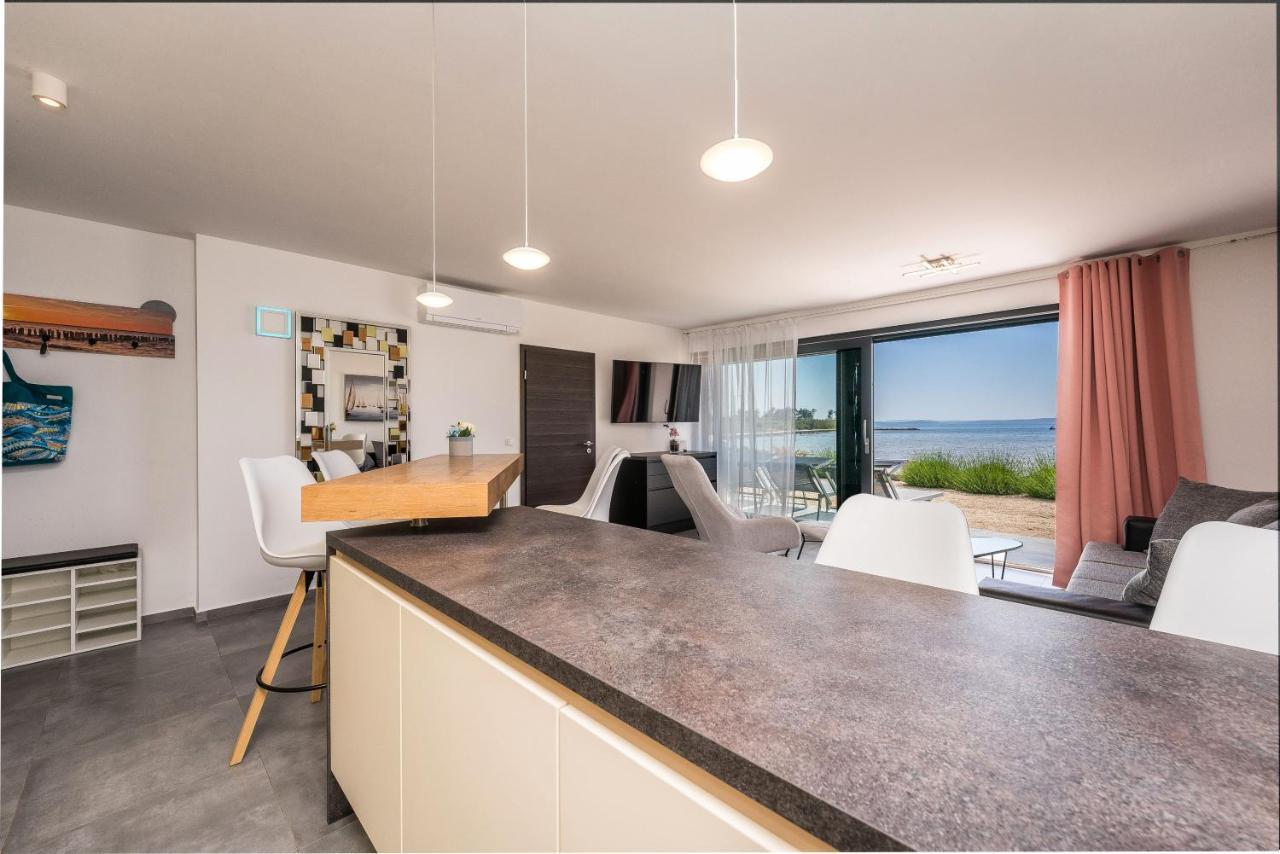 Jamc Dream Familientraum Direkt Am Meer Mit Beheiztem Pool Privlaka (Zadar) Exterior foto