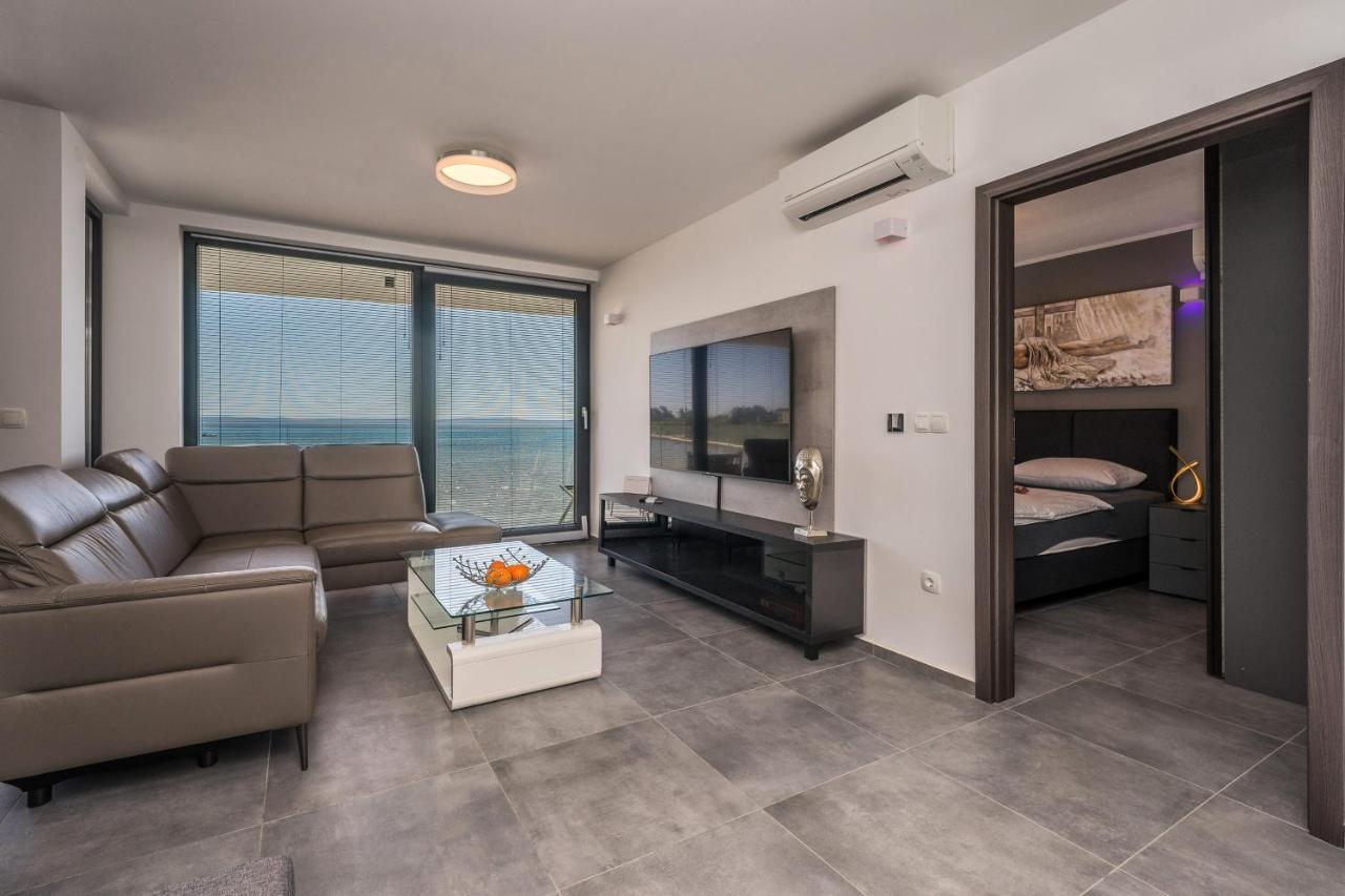 Jamc Dream Familientraum Direkt Am Meer Mit Beheiztem Pool Privlaka (Zadar) Exterior foto
