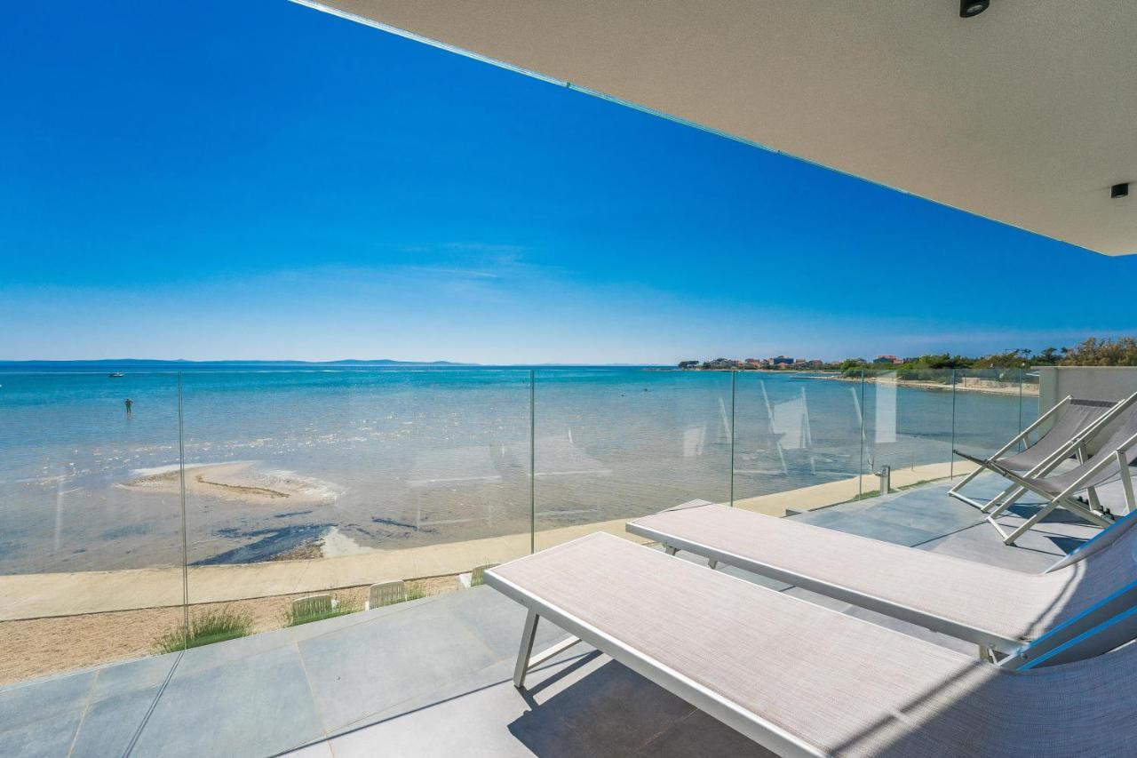 Jamc Dream Familientraum Direkt Am Meer Mit Beheiztem Pool Privlaka (Zadar) Exterior foto